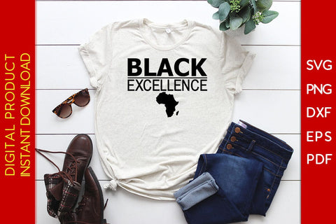 Black Excellence Black History Month SVG PNG EPS PDF File SVG Creativedesigntee 