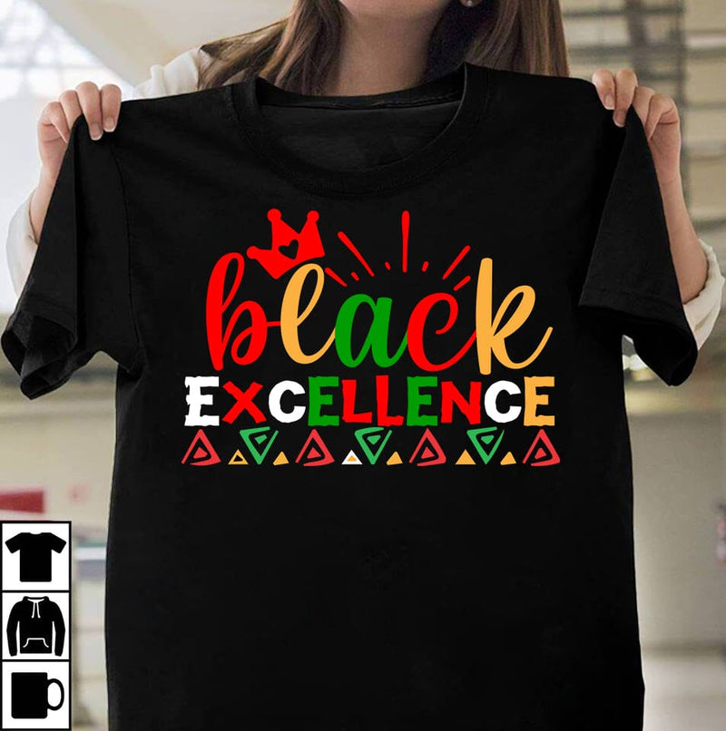 Black Excellence SVG Cut File,Black Excellence Sublimation PNG SVG BlackCatsMedia 