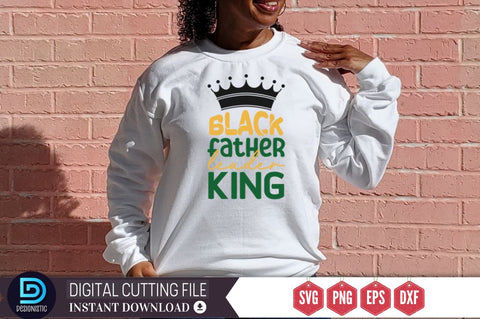 Black father leader king SVG SVG DESIGNISTIC 