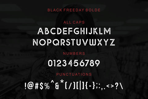 Black Freeday - Powerful Font Duo Font Mozzatype 