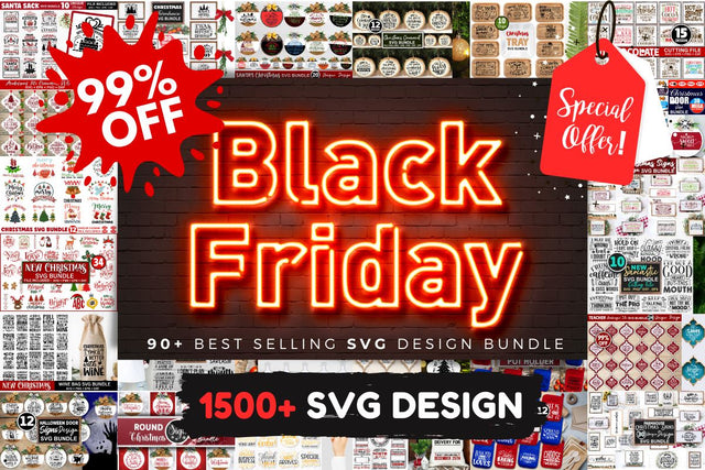 Black Friday Biggest Sale SVG Bundle SVG Designangry 