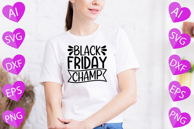Black Friday Champ SVG CraftlabSvg29 