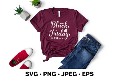 Black Friday Crew. Black Friday SVG. Shopping quote lettering SVG LaBelezoka 
