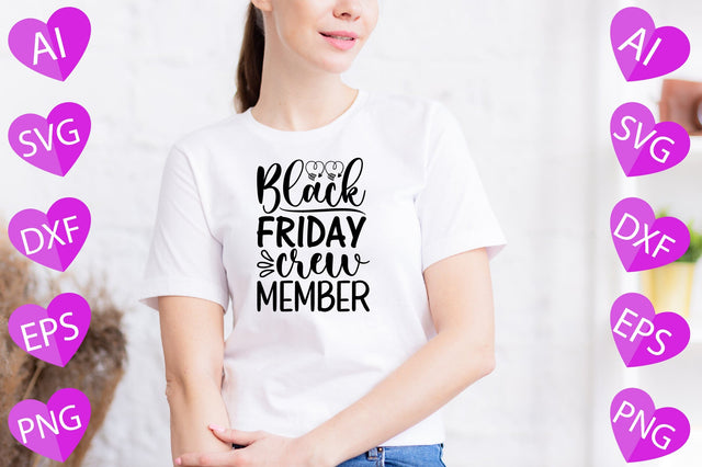 Black Friday Crew Member SVG CraftlabSvg29 