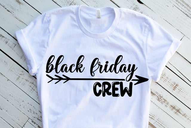 Black Friday Crew with Arrow Svg, Png, Dxf SVG RedFoxDesignsUS 
