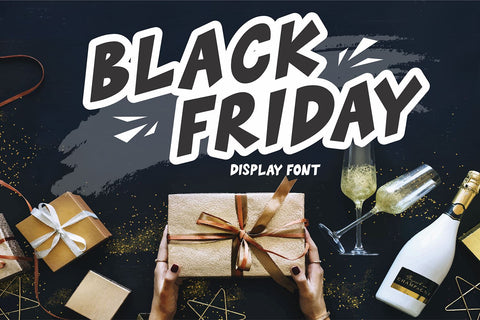 Black Friday Font Kasih Ibu 