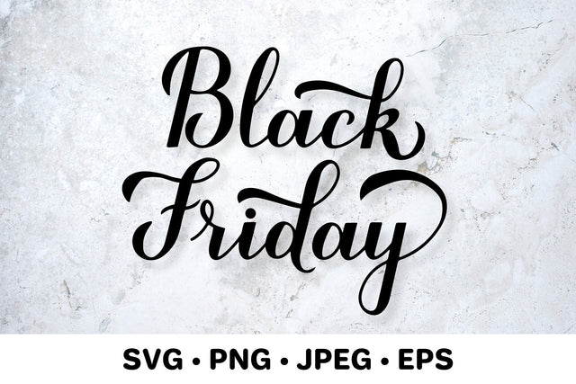 Black Friday hand lettering SVG. Small business. Sale. SVG LaBelezoka 