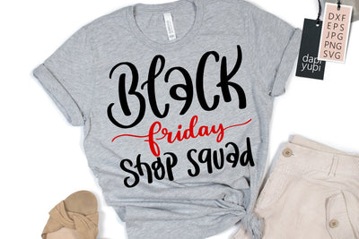 Black Friday Shop Squad SVG SVG dapiyupi store 