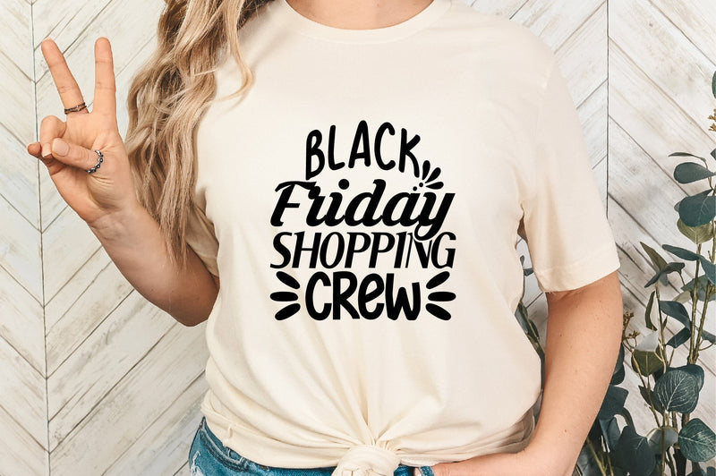 Black Friday Shopping Crew SVG CraftlabSvg29 
