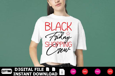 Black Friday Shopping Crew SVG Shahin alam 