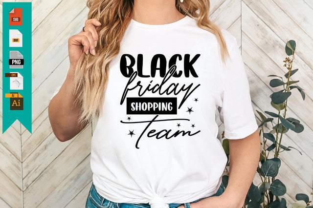 Black Friday Shopping Team SVG Craftlabsvg24 