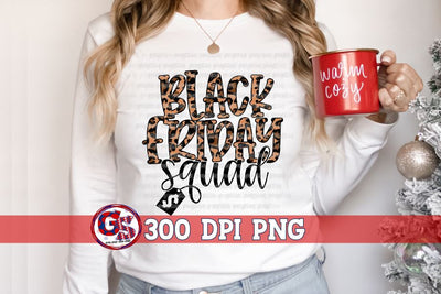 Black Friday Squad PNG for Sublimation Sublimation Greedy Stitches 
