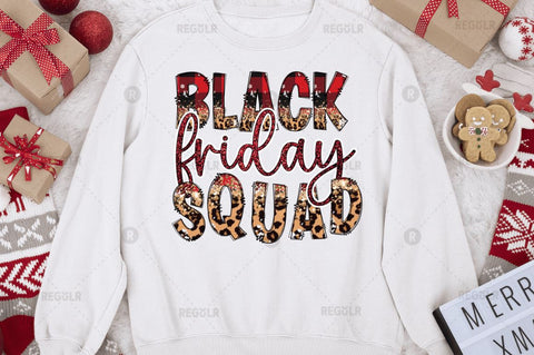 Black friday squad Sublimation Design Sublimation Regulrcrative 