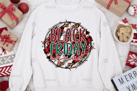 Black friday squad Sublimation Design Sublimation Regulrcrative 