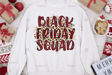 Black friday squad Sublimation Design Sublimation Regulrcrative 