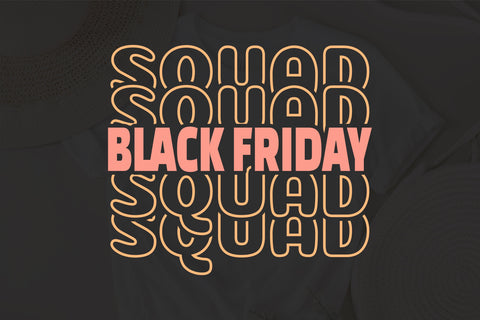 Black Friday Squad svg, Cutting File, AI, Dxf and PNG Instant Download Cricut and Silhouette Black Friday Shop til you Drop SVG Fauz 