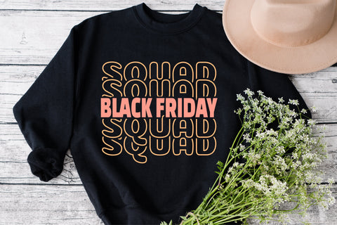 Black Friday Squad svg, Cutting File, AI, Dxf and PNG Instant Download Cricut and Silhouette Black Friday Shop til you Drop SVG Fauz 