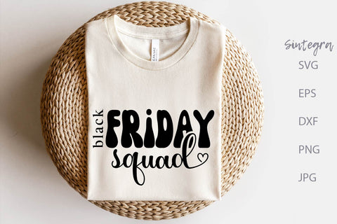Black Friday Squad SVG Free For Commercial Use SVG Sintegra 