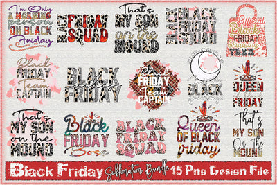 Black Friday Sublimation Bundle Sublimation Creativeart88 