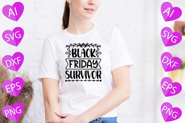 Black Friday Survivor SVG CraftlabSvg29 