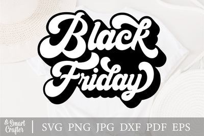 Black Friday Svg, Black Friday Svg, Black Friday Svg, Black Friday Squad Svg, Black Friday Crew Svg, Retro Svg, Wavy Stacked Svg SVG Fauz 