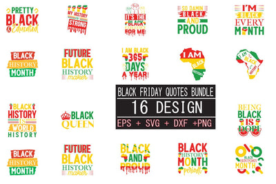 black friday SVG bundle 16 design SVG svgteam 