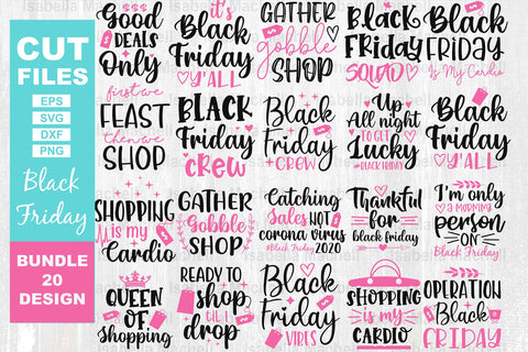 Black Friday Svg bundle, Black Friday Sale svg, Black Woman Svg, Black friday Cricut, Silhouette Svg, Shopping Svg, Black Friday Shirt Svg, Quotes Svg, Designs Funny Shirt Svg, Straight Outta Svg, High Heels Svg SVG Isabella Machell 