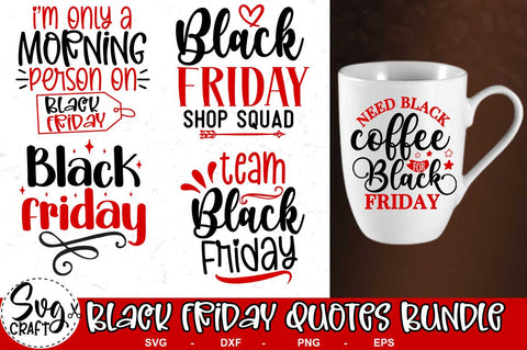 Black Friday SVG Bundle, black Friday SVG Quotes t shirt template SVG Svgcraft 