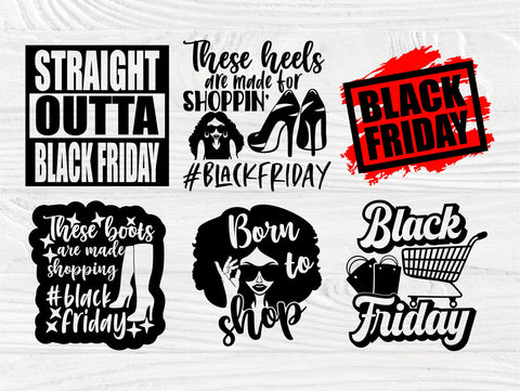 Black Friday SVG Bundle, Shopping Svg, Woman Shirt SVG TonisArtStudio 