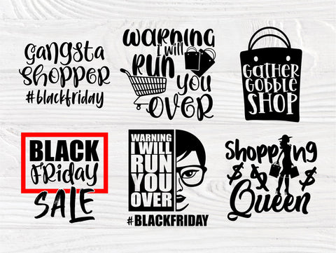 Black Friday SVG Bundle, Shopping Svg, Woman Shirt SVG TonisArtStudio 