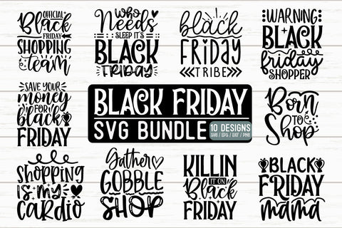 Black Friday SVG Bundle SVG akazaddesign 