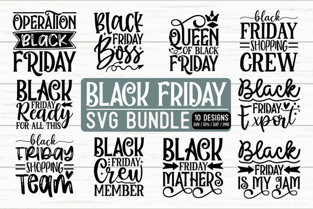 Black Friday SVG Bundle SVG akazaddesign 