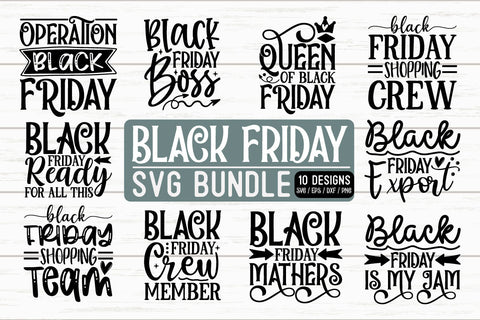 Black Friday SVG Bundle SVG akazaddesign 