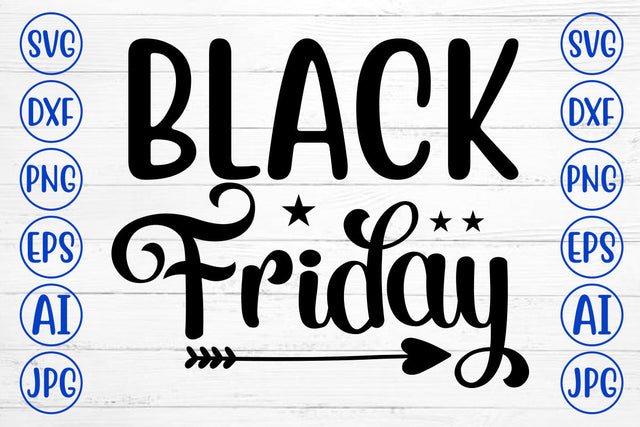 Black Friday SVG Cut File SVG Syaman 