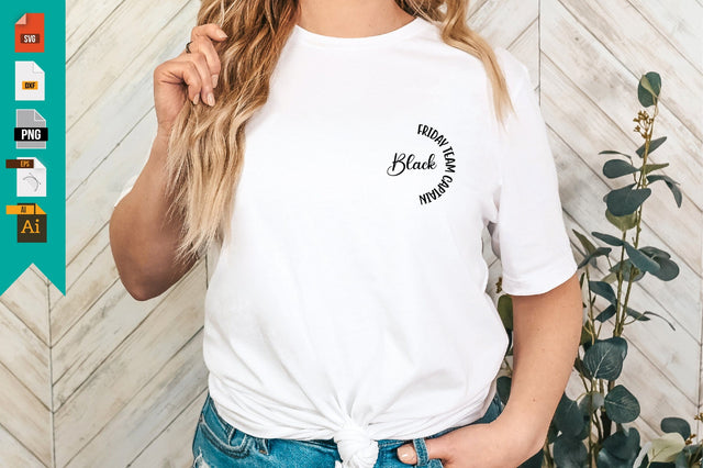 Black Friday Team Captain SVG Craftlabsvg24 