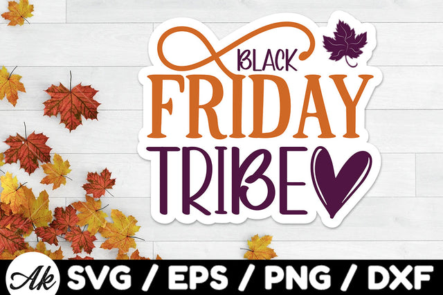 Black Friday tribe Stickers SVG akazaddesign 