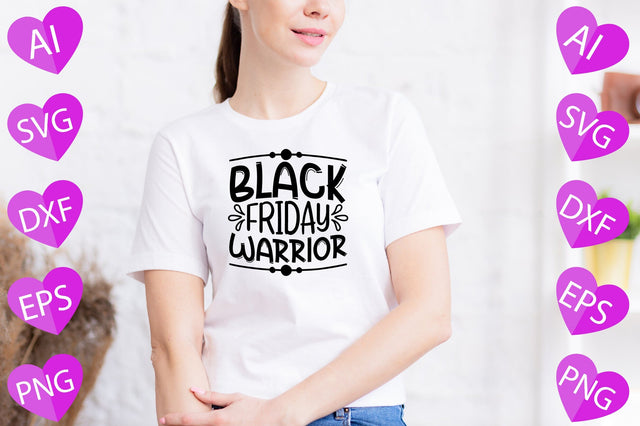 Black Friday Warrior SVG CraftlabSvg29 