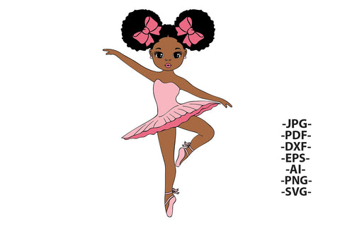 Black Girl Bundle Svg, Ballerina Svg, Gymnastics Girl Svg, Glitter, Black Girl Dance Svg, Elegant Girl, Black Girl Svg, Svg Cut Files SVG 1uniqueminute 