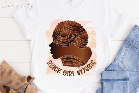 Black Girl Magic Sublimation Design | Black Woman PNG Sublimation zoellartz 