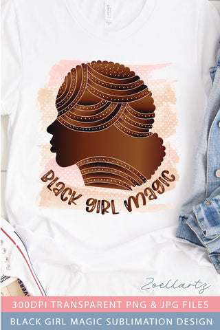 Black Girl Magic Sublimation Design | Black Woman PNG Sublimation zoellartz 