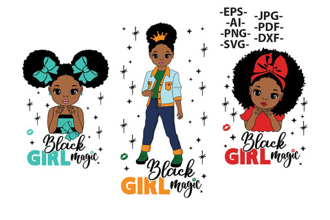 Black Girl Magic Svg, Black Girl Bundle Svg, Afro Girl Bundle Svg, Princess Svg, Melanin Queen, Afro Girl Svg, Afro Woman, Svg Cut Files SVG 1uniqueminute 