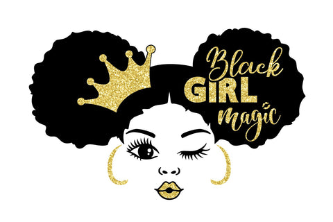 Black Girl Magic Svg, Black Queen Svg, Black Girl Svg, Princess Svg, Black Woman, Melanin Queen, Afro Girl Svg, Afro Woman Svg, Svg Cut File SVG 1uniqueminute 