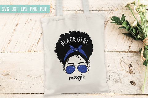 Black girl magic SVG | Black Woman SVG | Afro Woman SVG SVG Irina Ostapenko 