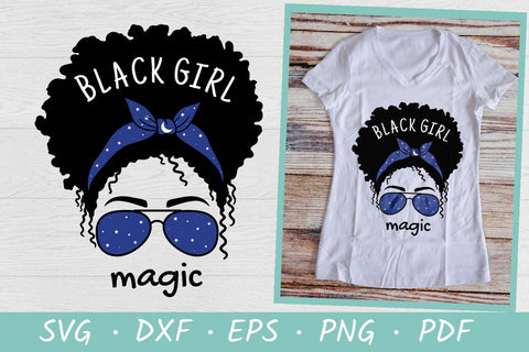 Black girl magic SVG | Black Woman SVG | Afro Woman SVG SVG Irina Ostapenko 
