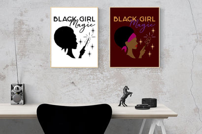 Black Girl Magic SVG Designed by Geeks 