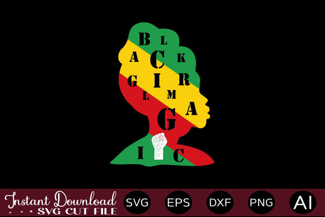 Black Girl Magic SVG SVG designmaster24 
