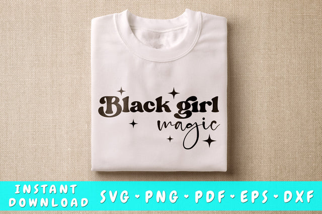 Black Girl Magic SVG SVG HappyDesignStudio 