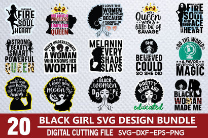 Black Girl Sublimation Svg Bundle Sublimation buydesign 