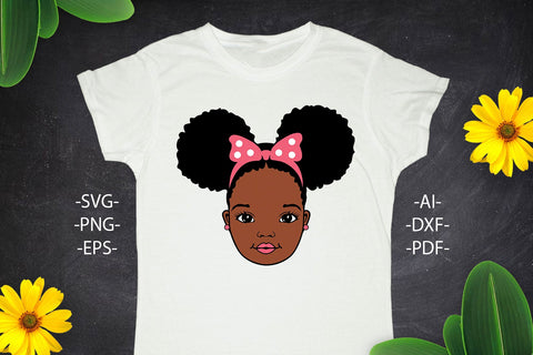 Black girl Svg, Afro Girl Svg, Black History Svg, Afro Woman Svg, Ribbon, Cute Girl, Svg African American, Black Girl Magic, Svg Cut Files SVG 1uniqueminute 