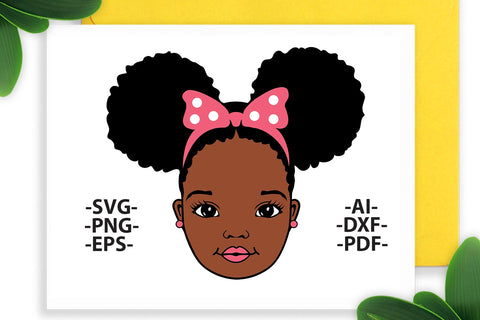 Black girl Svg, Afro Girl Svg, Black History Svg, Afro Woman Svg, Ribbon, Cute Girl, Svg African American, Black Girl Magic, Svg Cut Files SVG 1uniqueminute 